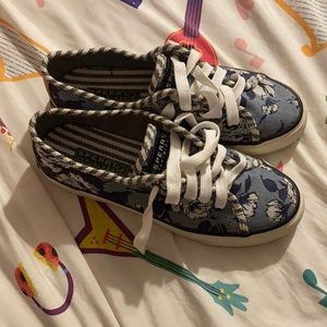 Floral Denim print Sperry Top-Sider